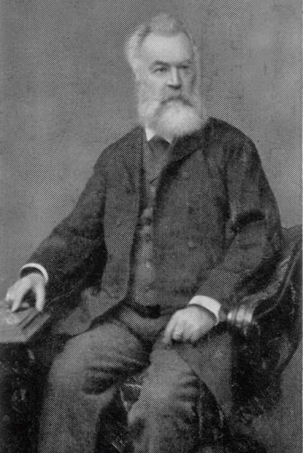 Porträt von Johann Nepomuk Munding, dem Gründer des Café Munding